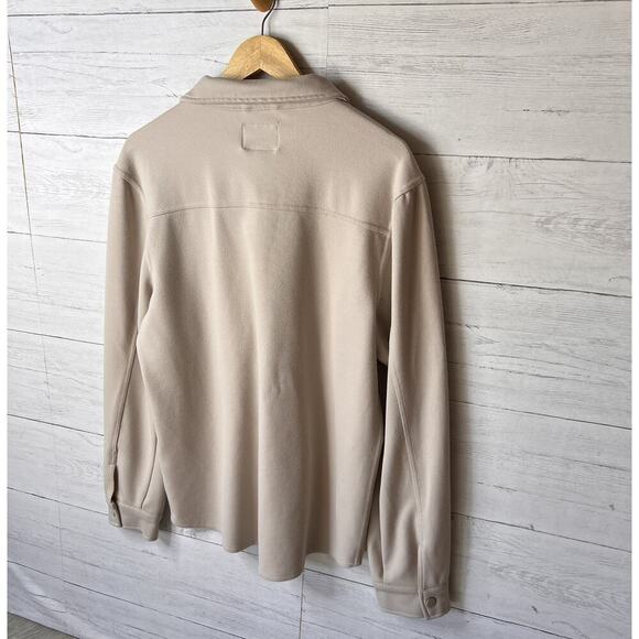 Industry Shacket Womens Size M/M Ivory Jacket with Snaps Retro Minimalist - Picture 12 of 16